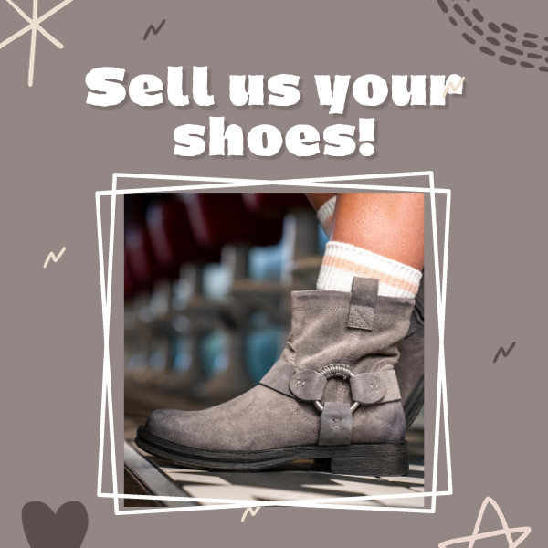 Sell us your shoes